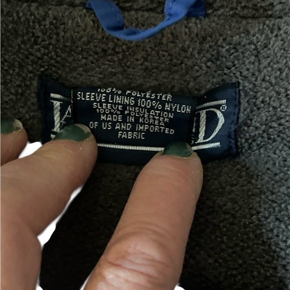 Lands' End Men's Classic Blue Windbreaker Aircore-200 Polartec - Picture 7 of 11